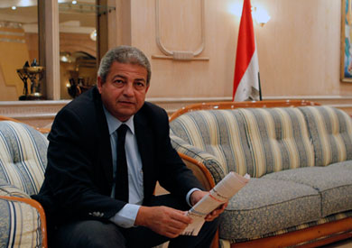 المهندس خالد عبد العزيز وزير الشباب والرياضة
